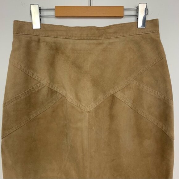 Vintage Danier 90s Y2K Suede Pencil Skirt - Picture 2 of 6